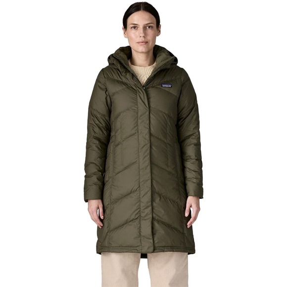NWT Patagonia Women's Down With It Parka Basin Green S - Picture 1 of 8